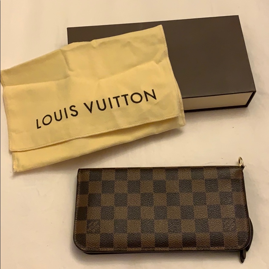 Authentic Louis Vuitton Pf Insolite Damier Wallet